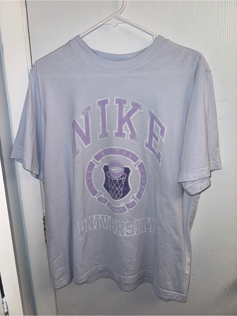 Nike Lavender University Graphic T-Shirt